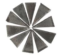20pcs Carbon Steel Hammer Wedges for Handle Reinforcement Sturdy Splitting Wedge Kit Preventing Looseness with Lever Face Design for Long Term Use and Tool Stability