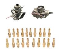 20PCS Carburetor Pilot Jet Kit Slow Metal Replacement for 12.5-60 Universal Carb Models Compatible with VM TM TMX