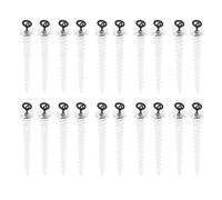 20Pcs Carp Baits Boilies Screw Floating Baits Boilie Screws With Rings Swivels Hair Rigs Hook Link Stop Beads Enduring High Strength Fishing Tool
