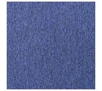 20PCS Carpet Tiles 5m2 Box Heavy Duty Carpet Floor Tiles Non-Slip Interior Floor Tiles 50X50cm for Flooring Home Office Living Room Bedroom Commercial Apartment (Blue)