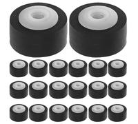 20pcs Cassette Deck Pinch Roller Wheel 8.8x6x6.9x1.5mm Universal Fit | Easy Installation Rubber Pinch Rollers, Enhanced Playback Stability, Noise Reduction for Tape Players and Audio Repair