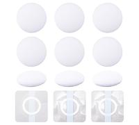 20pcs Castor Oil Belly Button Patch & 20pcs Thick Cotton Pads, Self-Adhesive Belly Button Castor Oil Castor Oil Wrap Pads Highly Absorbent Castor Oil Compress Pads (Oil Not Included)