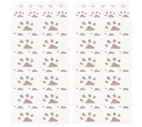 20pcs Cat Paw Temperature Changing Temporary Tattoos Black | Water Transfer Printing, Wrist and Body Use, Boys and Girls-friendly Easy Application, Minimalist Kawaii Party Favors