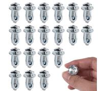 20PCS Cavity Wall Fixings Anchors, M6 x 25 Hollow Wall Anchor Jack Nuts Expansion Nut Thins Fixings Dowels with Screws Hollow Wall Anchor for Hollow Plate, Plasterboard, Hollow Door
