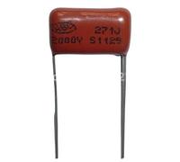 20pcs CBB capacitor 271 2000V 271J 2KV 270pF 0.27nF P15 CBB81 Metallized Polypropylene Film Capacitor BIANMTSW