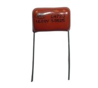 20pcs CBB capacitor 472 1600V 472J 1.6KV 4700pF 4.7nF P15 CBB81 Metallized Polypropylene Film Capacitor BIANMTSW