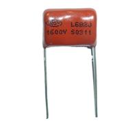 20pcs CBB capacitor 682 1600V 682J 1.6KV 6800pF 6.8nF P15 CBB81 Metallized Polypropylene Film Capacitor BIANMTSW
