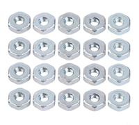 20PCS Chainsaw Guide Bar Nuts Compatible with For For MS Series MS170 MS180 MS250 MS361 MS660, Metal Chain Wheel Cover Plate Bolts for Outdoor Power Equipment Repair and Lawn Maintenance