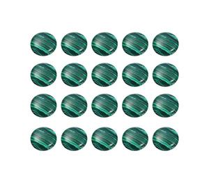 20pcs Chakra Beads Ctr Agate Cabochon Circle Beads Natural Crystal Beads Round Beads The Jewlery Malachite Flatback Semi Precious Stones Jade Agate Gem Bare Stone