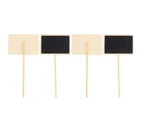 20pcs Chalkboard Labels Toppers Mini Wooden for Plants and Flowers