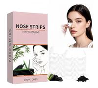 20PCS Char/coal Deep Cleansing Nose Pore Strips, Pore Cleaner & Remover, Nose Patches for Pores, Reduce Oiliness & Shrink Pores, Suitable for All Skin Types, Multi-Purpose Use No/se Patches
