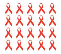 20PCS Charity Event Badge Lapel Pin Safe Printing 4cm Alloy Brooch Suit Corsage Pin for Social Causes Butterfly Clasp Badges