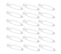 20pcs Child Safety Pin, Plastic Safety Pins Craft Sewing Fixing Locks Baby Clothes Cloth Diapers Best Sewing Accessories Plastic Head Safety Pins for Diapers Clothes Clothes Craft Fixing Clip