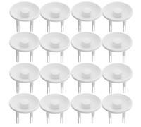20pcs Childproof Electric Covers for Home, Plastic White Safety