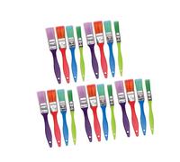 20Pcs Children Paint Brush Colorful Nylon Paint Brush for Acrylics Oil Gouache Watercolor Painting Rock Canvas Painting Children's Art Tools