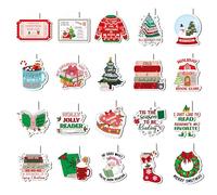 20Pcs Chirstmas Magnetic Bookmarks - Funny Chirstmas Reader Bookmarks for Reading, Winter Romance Book Mark Clips Page Markers for Reading Club Book Lover Students Teachers Xmas Holiday Bookish Gifts
