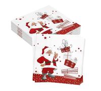 20PCS Christmas Napkins Soft Disposable Snowflakes Paper Serviettes Bulk for Xmas Dinner Party Recycled & Luxury Feel Ideal for Festive Gatherings