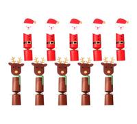 20pcs Christmas Santa Claus Elk Shaped Paperboard Gift Box for Candy | Festive Packaging for Party Favors, Portable Paperboard Design, Suitable for Trinkets, Classroom Party Use