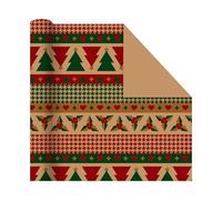 20pcs Christmas Wrapping Paper Elements Collection Single-Sided 70cmx50cm Adornos NavideñOs Decorat(Color 6)