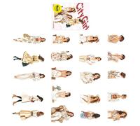 20PCS City Life Transfers Pack Contemporary Designs for Journaling Collection Art Notebook Accessories Recyclable Skin Stick Paper Cartoon Writing Materials Transfers