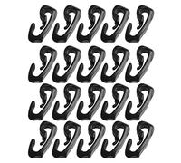 20pcs Clamp Tarp Clips Awning Clamp Sets Trap Clips Jaw Tent Snaps Hangers Camping Clamp Clips Tent Tighten Lock Grips Plastic Snap Hooks Small Tent Hooks For Lights Hanging To Canopy Heavy Duty Tent