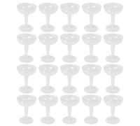 20Pcs Clear Plastic Champagne Glasses for Parties Clear Plastic Cup