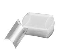 20Pcs Clear Plastic Pillow Gift Boxes Mini Candy Box Treat Gift Box Party Favor Boxes for Wedding Birthday Party Supplies 3.54 x 2.76 x 0.98 inch