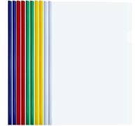 20pcs Clear Report Covers with Sliding Bar, Clear Report Covers for A4 Paper, Plastic Report Binder, Resume Covers Presentation Folders File Binder for School and Business (A4-20Pcs)