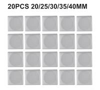 20pcs Coin Capsule Storage Box Organizer Set Square Containers with Adjustable Foam Liners Suitable for Multiple Coin Diameters Protective Cases (20/25/30/35/40mm)