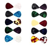 20pcs Colored Guitar Picks guitar picks thick guitar accessories kit guitar pick replacement farmhouse guitar picks banjo plectrums jazz picks Celluloid Nylon Ukulele amplifier