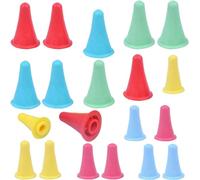 20Pcs Colorful Knitting Needles Protectors/Tips Plugs 2 Sizes for Knitting Needles Tips Practical and Popular High Quality Protectors, Knitting