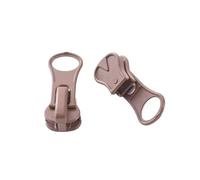 20pcs Colorful No.5 Resin Zipper Head for Down Jacket Clothes Double Open Detachable High-end DIY Sewing for Purse, Clothes, Jeans, Luggage(Coffee)