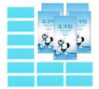 20PCS Cooling Patcher,Cooling Fever Patch for Kids,Long Cooling Gel Ice Pack for Headache, Fever, Pain Relief, Migraine, Toothache, Sunstroke