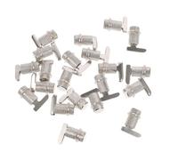 20pcs Copper L Shaped Shelf Support Pegs, for Cabinet Shelves | Silver Finish, Tool-free Hand Installation, Anti-corrosion Surface, Smooth Rounded Edges, Suitable for Slot Uprights