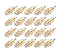 20PCS Copper Water Feeder, Chicken Watering Nipples Automatic Nipple Drinkers Leak Proof Watering Equipment Farm Animal Metal Drinkers