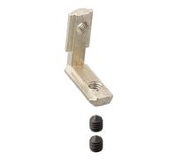 20pcs Corner Brackets Slot Aluminum Profile L-Shape Brackets 90° Inner Connector E/u-2020 Corner Connector Bracket Hardware
