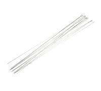 20Pcs Craft Steel Wire KR260 Knitting Machine Bendable DIY Material for Making Dolls Skeleton, Flexible Metal Wire for Bonsai Flower Support and Hair Accessories (Short steel needle)