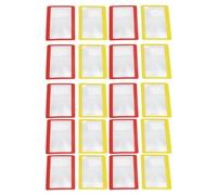 20pcs Credit Card Size Magnifiers Lightweight Portable Handhold Magnifier for Reading Makup