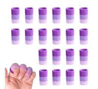 20PCS Crochet Finger Protectors,Breathable Compression Finger Sleeves,Finger Guards for Knitting,Writing,Basketball, Hypermobility Aids & Trigger Finger Support