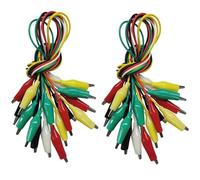 20Pcs Crocodile Clips, Small Alligator Clips, Electrical Multimeter Test Leads, Multimeter Crocodile Clips, Small Crocodile Clips, Mini Crocodile Clips Jumper Wires