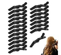 20PCS Crocodile Hair Sectioning Clips, Black