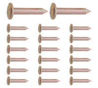 20pcs Cross Survey Nail Marker for Land Boundary Measurement, 5cm | Galvanized Metal, Low Profile Visible Design, Reusable Spike for Rural Fieldwork and Construction Crews