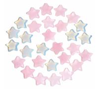 20PCS Crystal Star Gift Set, 2 Materials 10PCS Each, Mixed Gemstone Five Point Stars for Women Men, 4 Themes(Love+Harmony)