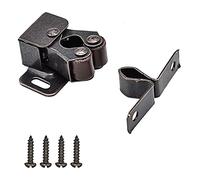 20Pcs Cupboard Closet Cabinet Door Double Ball Roller Catch Latch Cold Rolled Steel (Bronze Tone)