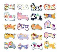 20pcs Cute Cartoon Animals Fridge Magnets for Locker, Colorful Strong Decorative Funny Refrigerator Magnets for Whiteboard, Kitchen, and Office