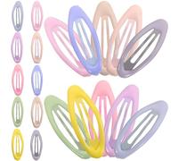 20pcs Cute Hair Clips, Cream Colour Iron Barrettes | Lightweight, Comfortable Wear, Lovely Shapes, All-match Style, Set for Little