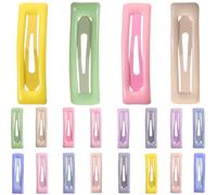 20pcs Cute Hair Clips for Little, Iron Barrettes, Lovely Shapes | Light Weight, Comfortable Wear, Holds Hair Well, Match Chic Style