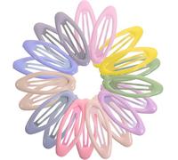 20pcs Cute Hair Clips, Iron Barrettes, Lovely Hairpins | All-match Chic Design, Light Weight Comfort, Holds Hair Well, Cream Tone, 2 Cards Per Pack