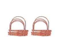 20pcs Cute Rose Gold Metal Place Card Holder Ultra Thin Design for Wedding Party Office Table Number Holder