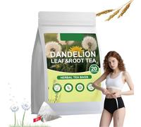 20PCS Dandelion Leaf and Root Tea Bags, Organic Dandelion Root Tea with Her/bal Formula, Support Dige/stion & Li/ver Health, Portable Packaging, Dried Natural Dan/delion Tea Bags, Dan/delion Tea